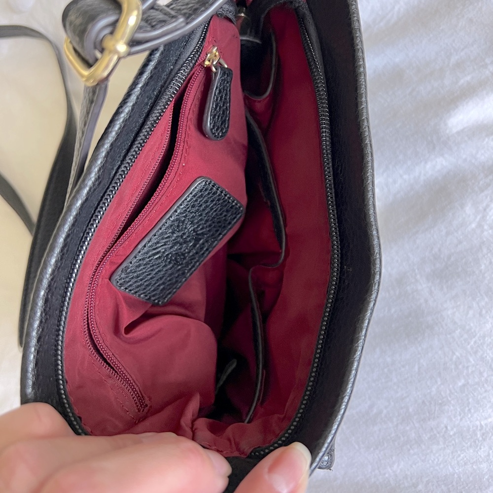 Thin black crossbody purse. - Picture 5 of 5